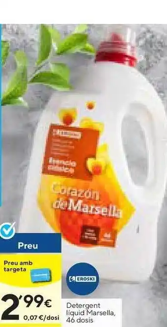 Caprabo Detergent liquid Marsella 46 dosis oferta