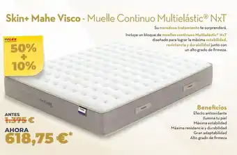 Flex Noctalia Colchón flex skin + mahe visco oferta