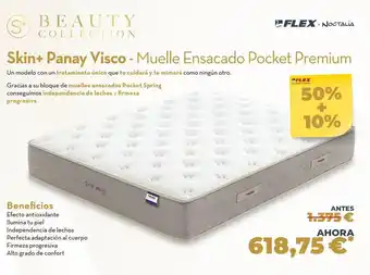 Flex Noctalia Colchón flex skin + panay visco oferta