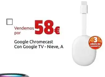 CeX Chromecast google oferta