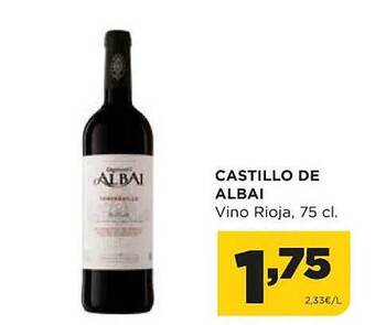 Alimerka Castillo de albai vino rioja oferta