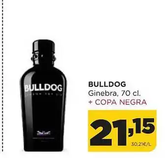 Alimerka Bulldog ginebra + copa negra oferta