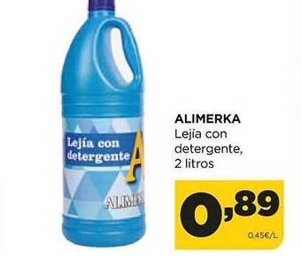 Alimerka Alimerka lejía con detergente oferta
