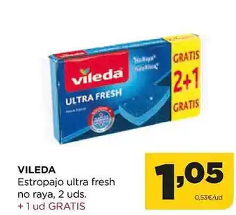 Alimerka Vileda estropajo ultra fresh no raya oferta