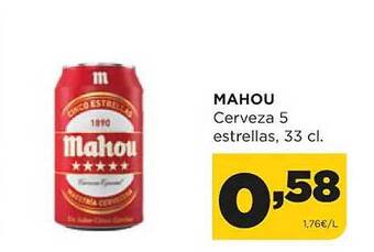 Alimerka Mahou cerveza 5 estrellas oferta
