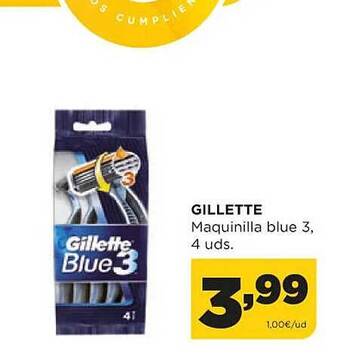 Alimerka Gillette maquinilla blue 3 4 oferta