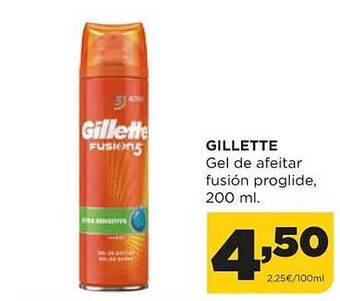 Alimerka Gillette gel de afeitar fusión proglide oferta