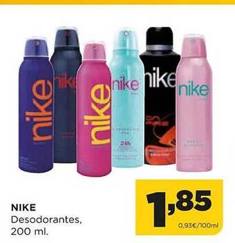 Alimerka Nike desodorantes oferta