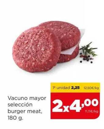 Alimerka Vacuno mayor selección burger meat oferta