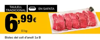 Supeco Bistec del coll d'anoll 1a B oferta