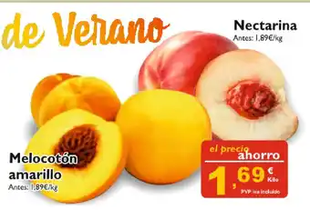 Cash Ecofamilia Melocotón amarillo , Nectarina oferta