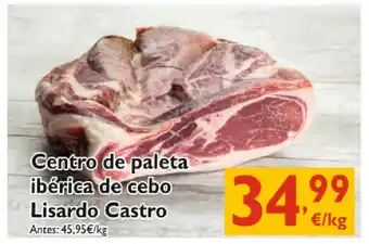 Cash Ecofamilia Centro de paleta ibérica de cebo Lisardo Castro oferta