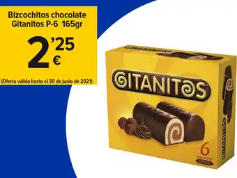 Cash Fresh Gitanitos Bizcochitos chocolate P-6 165gr oferta