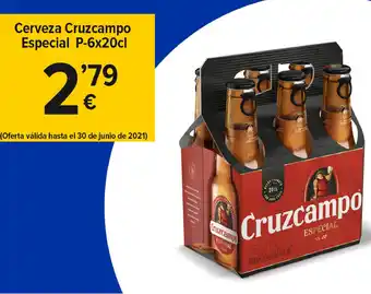 Cash Fresh Cruzcampo Especial Cerveza P-6x20cl oferta