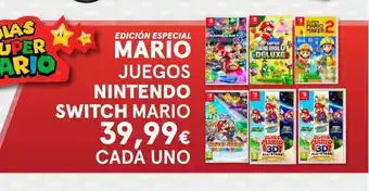 Worten EDICIÓN ESPECIAL MARIO JUEGOS NINTENDO SWITCH MARIO oferta