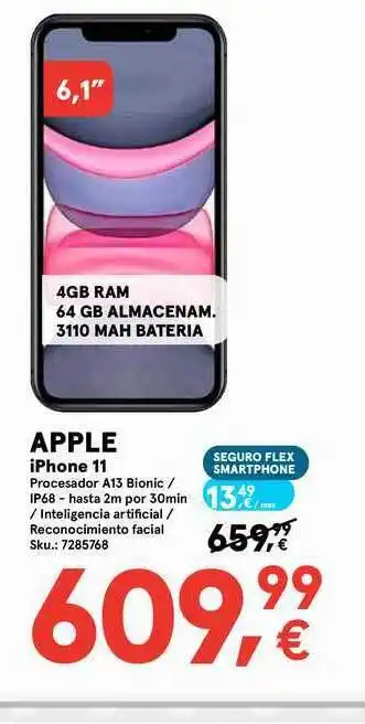 Worten APPLE iPhone 11 oferta