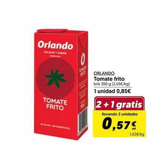 Hiper Usera Orlando tomate frito oferta