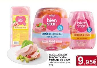 Hiper Usera El pozo bien star jamón cocido - pechuga de pavo oferta