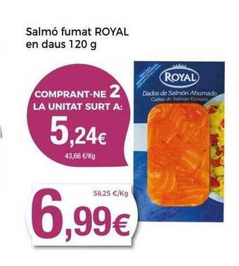Keisy Salmó fumat royal en daus oferta