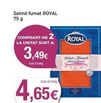 Keisy Salmó fumat royal oferta