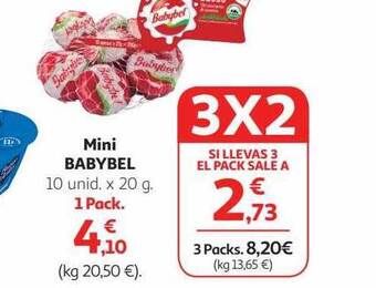 Alcampo Mini babybel oferta