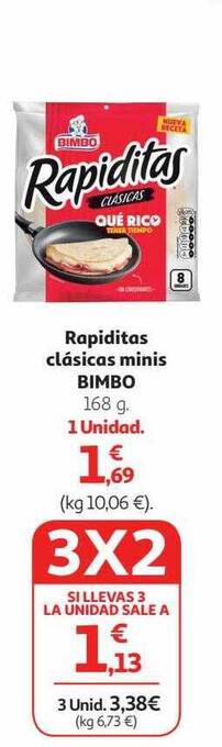 Alcampo Rapiditas clásicas minis bimbo oferta