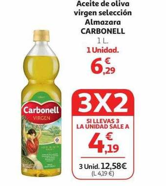 Alcampo Aceite de oliva virgen selección almazara carbonell oferta