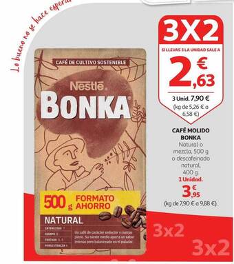 Alcampo Café molido bonka oferta