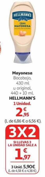Alcampo Mayonesa hellmann's oferta