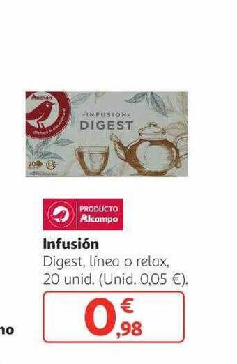 Alcampo Infusión oferta