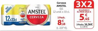 Alcampo Cerveza amstel oferta