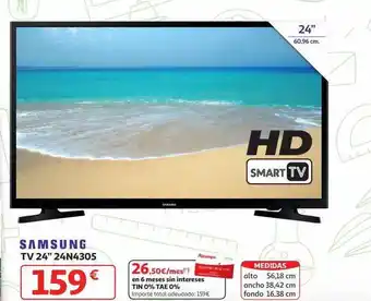 Alcampo Samsung tv 24 oferta