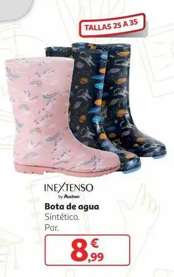 Alcampo Bota de agua inextenso oferta