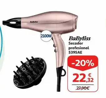 Alcampo Babyliss secador profesionla 5395ae oferta