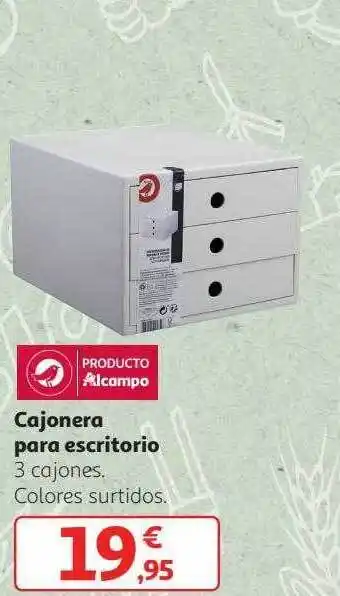 Alcampo Cajonera para escritorio oferta