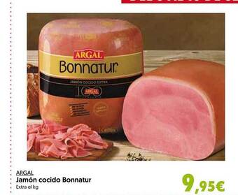 Hiper Usera Argal jamón cocido bonnatur oferta