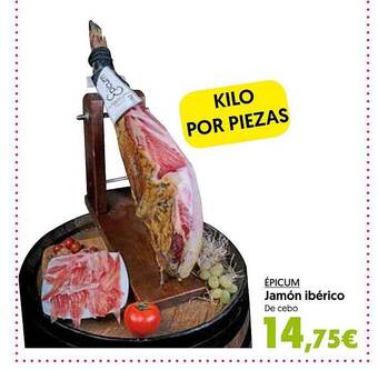 Hiper Usera Épicum jamón ibérico de cebo oferta