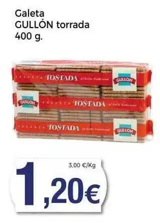 Keisy Galleta gullón torrada oferta