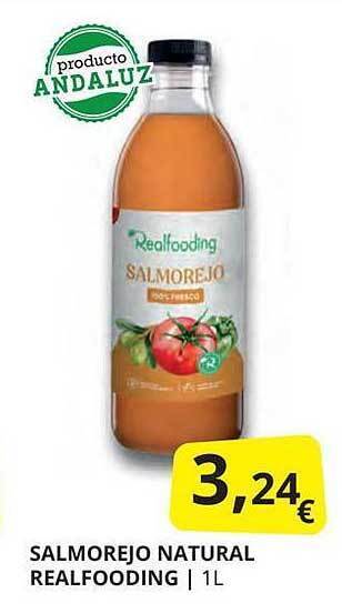 Supermercados MAS Salmorejo natural realfooding oferta