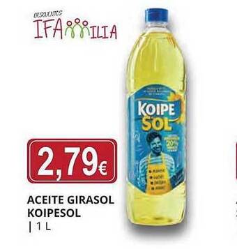 Supermercados MAS Aceite girasol koipesol oferta