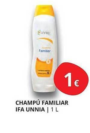 Supermercados MAS Champú familiar ifa unnia oferta