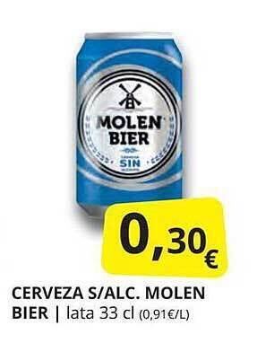 Supermercados MAS Cerveza s alc. molen bier oferta