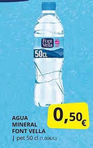 Supermercados MAS Agua mineral font vella oferta