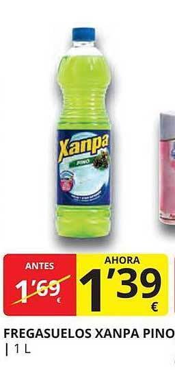 Supermercados MAS Fregasuelos xanpa pino oferta