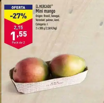 ALDI El mercado mini mango oferta