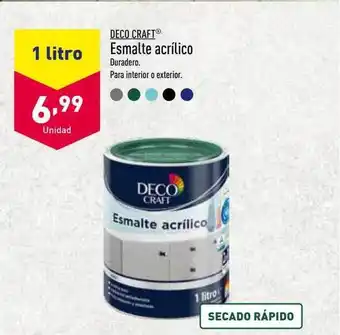 ALDI Deco craft esmalte acrílico oferta
