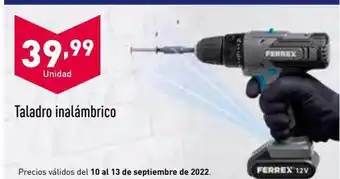 ALDI Taladro inalámbrico oferta