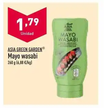 ALDI Asia green garden mayo wasabi oferta