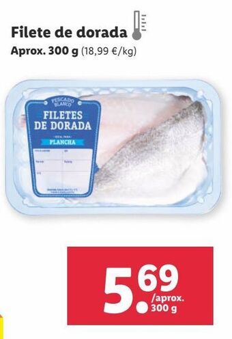 Lidl Filete de dorada oferta