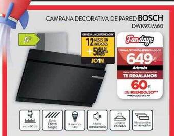 Tien 21 Campana decorativa de pared bosch oferta